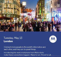 Motorola annoncera son prochain smartphone le 13 mai à Londres
