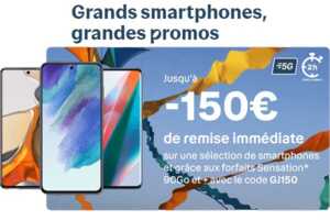 Les grands jours de Bouygues Telecom : vos smartphones favoris à partir de 1€ !