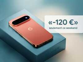 Le Pixel 11 Pro de Google avec 120 € de réduction ce weekend