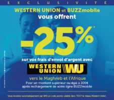 BUZZmobile s'associe avec Western Union