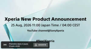 Sony Xperia 1 VIII annonce