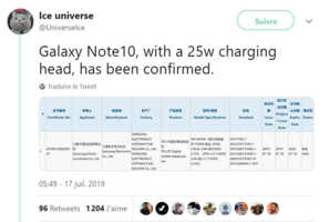 Samsung Galaxy Note 10+ : il ne serait pas livré avec le chargeur
