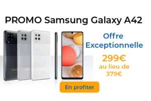 Le prix du Samsung Galaxy A42 5G chute à moins de 300€