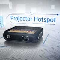 ZTE Hotspot Projector : un petit projecteur sous Android compatible LTE (CES 2014)