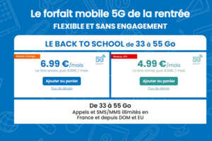 Bonne nouvelle ! Prolongation de la superbe promo Youprice avec son forfait ajustable de 33Go à 55Go dès 4,99€ sur réseau Orange ou SFR