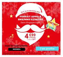 Auchan Télécom : un forfait mobile avec appels et SMS illimités à 4,99 euros