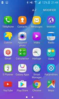Samsung Galaxy J1 (2016) : applications
