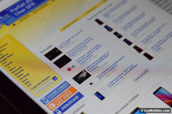 Hisence C20 : écran