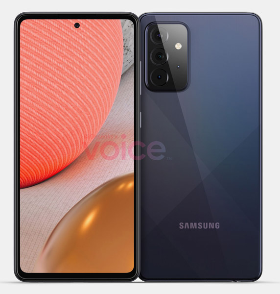 Samsung Galaxy A72 visuel Leaks