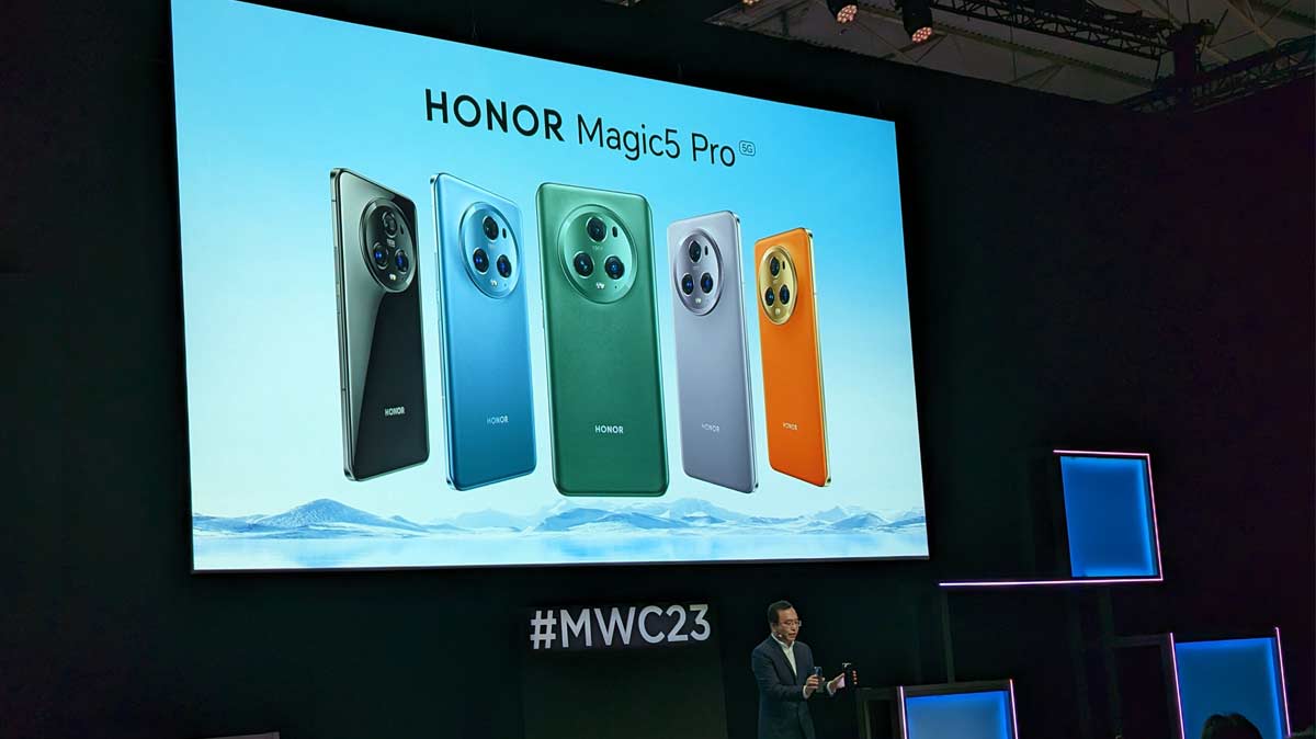 MWC 2023 : Honor dévoile le mobile haut de gamme Magic5 Pro et rend disponible le pliant Magic Vs