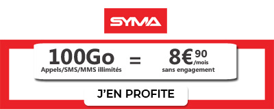 promo syma mobile 100Go