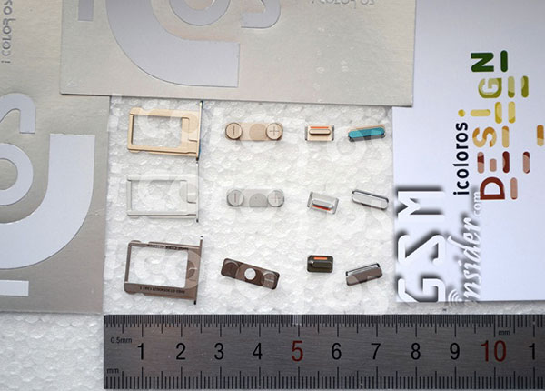 Composants iPhone 5S comparés avec iPhone 5 et 4S