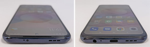 Connectique du Xiaomi Redmi Note 10s