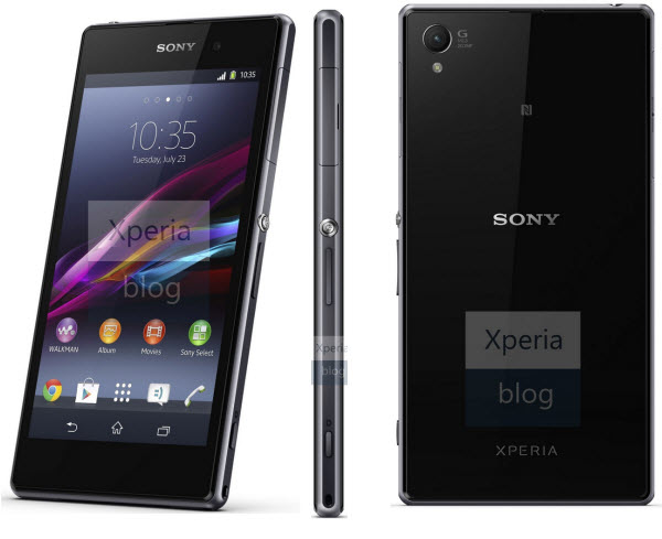 Sony Xperia Z1 : les photos presse de sortie