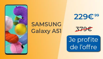 Cyber Monday : Samsung Galaxy en A51 en promotion