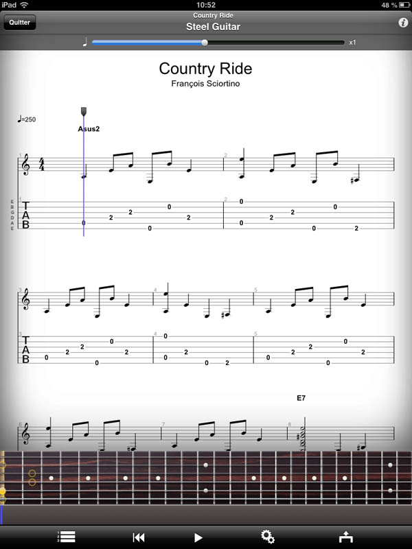 Apple iPad Mini : Guitar Pro