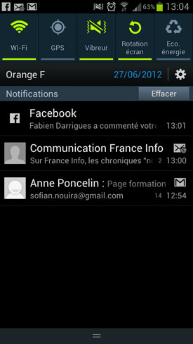  Test Samsung Galaxy S3 : système d'exploitation OS