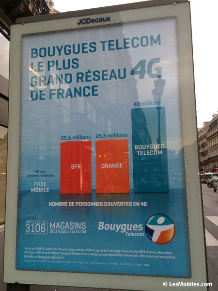 Bouygues Telecom : pub 4G