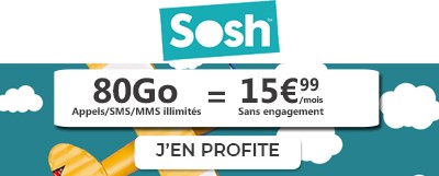 Promo SOSH 80Go 