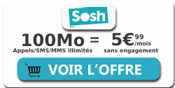 Forfait Sosh 100 Mo