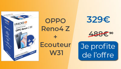 Soldes : Oppo Reno4 Z en promotion chez Boulanger