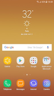Samsung Galaxy J5 (2017) interface