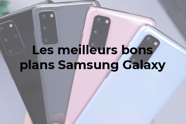 Les trois meilleurs bons plans Samsung Galaxy : Galaxy A52s, Galaxy S20 FE 5G et Galaxy S21