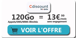 promo forfait 120Go