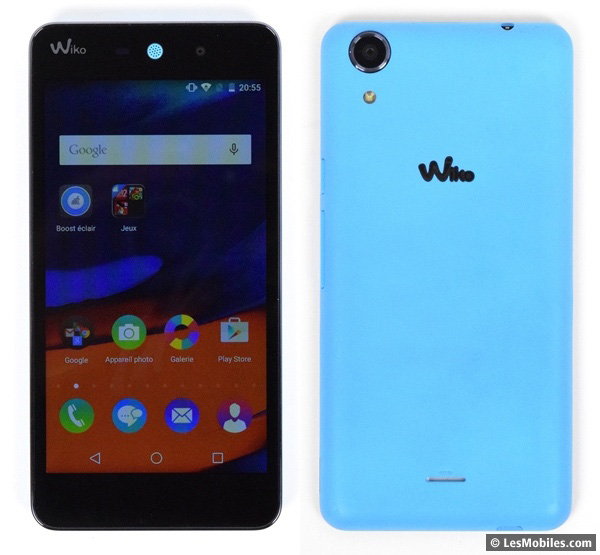 Wiko Rainbow Up : avant/arrière