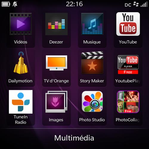 BlackBerry Q10 : interface BlackBerry 10