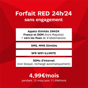SFR casse les prix de ses forfaits RED sur vente-privee.com