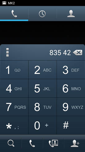 Wiko Cink Peax : numérotation