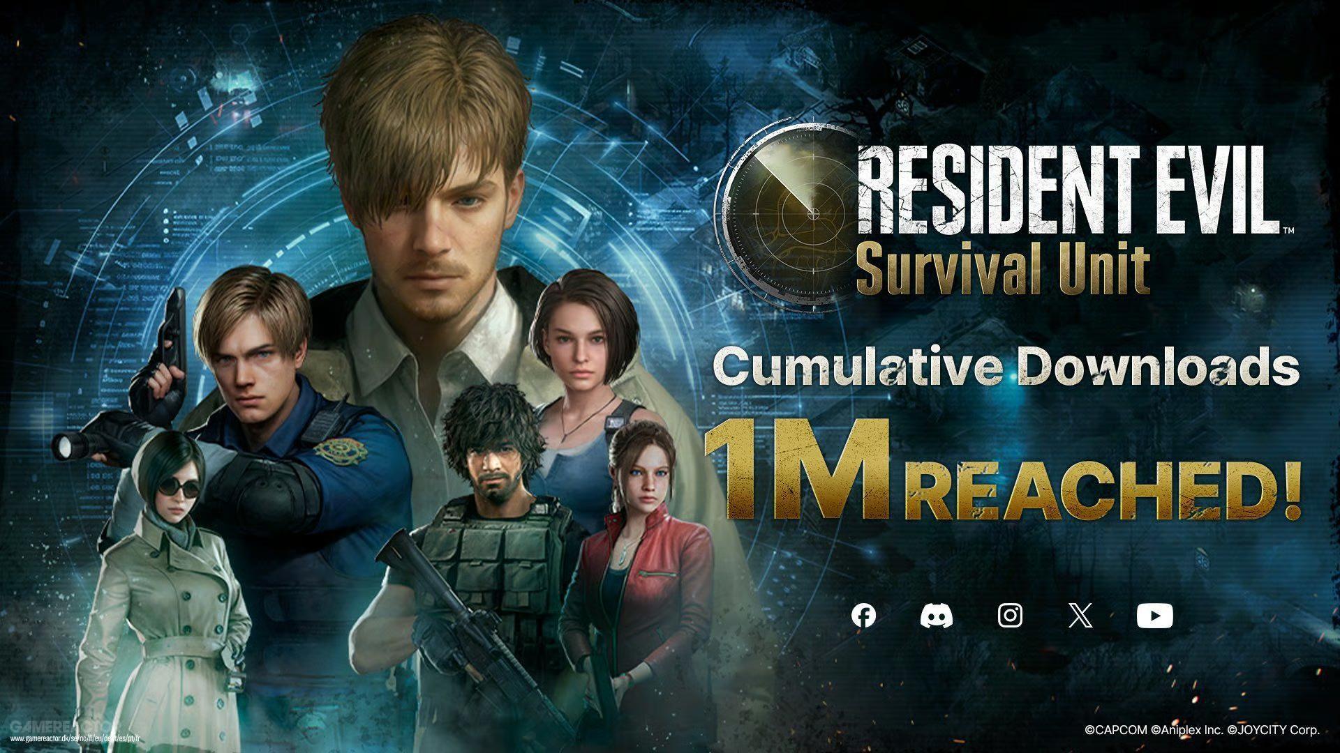 1 million de téléchargements pour Resident Evil Survival Unit