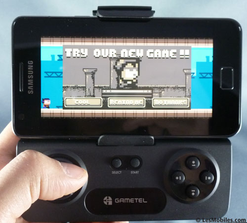 Test Gametel manette Bluetooth iPhone et les Android véritable console portable