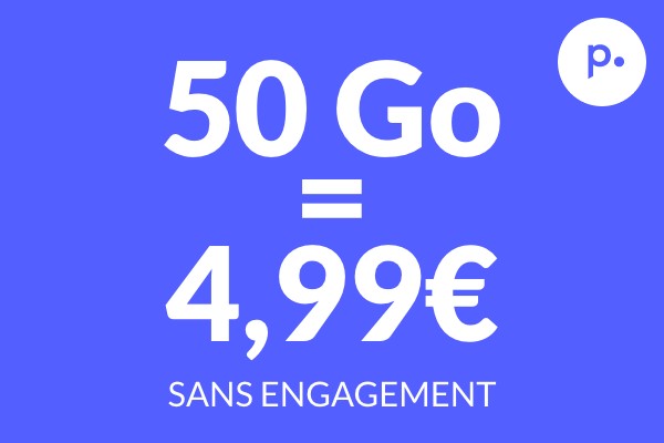 2 jours supplémentaires pour ce forfait mobile 50Go à 4.99€ 