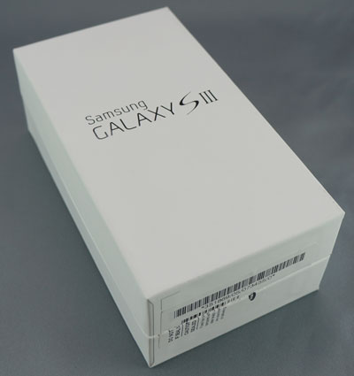 Test Samsung Galaxy S3 : boite
