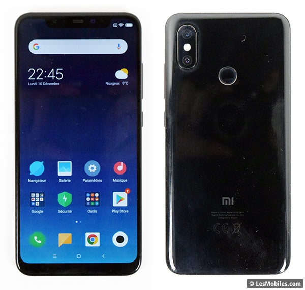 Xiaomi Mi 8 face avant/arrière