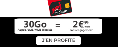Forfait NRJ 30Go à 2.99? 