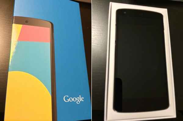 Google Nexus 5 : un utilisateur répond aux question des internautes, smartphone en main