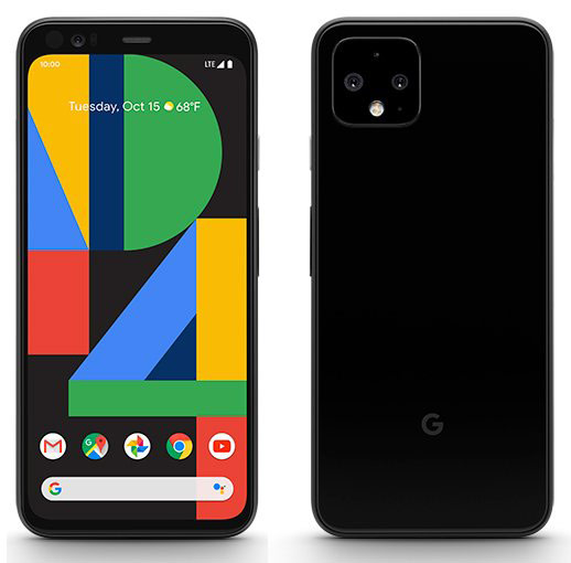 Le Google Pixel 4 se montre dans une image de presse