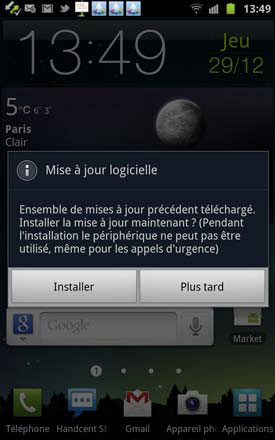 Samsung Galaxy Note test mi-tablette mi-smartphone écran tactile super amoled 5,3 pouces stylet s pen