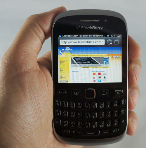 Test BlackBerry Curve 9320 : système d'exploitation + réactivité