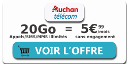 Forfait Auchan Télécom