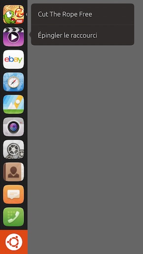 bq Aquaris E4.5 Ubuntu Edition interface