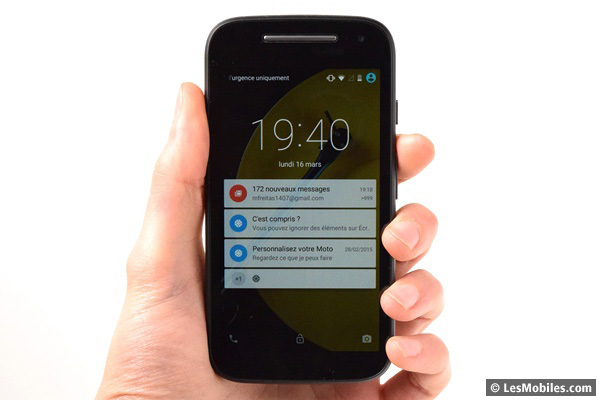 Test du Motorola Moto E 4G : le nouveau cador du rapport qualité/prix chez Motorola