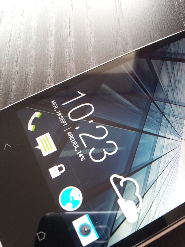 HTC Desire 500 : écran