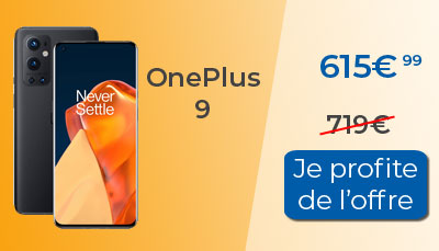 Le Oneplus 9 est en promotion à 615? chez Amazon