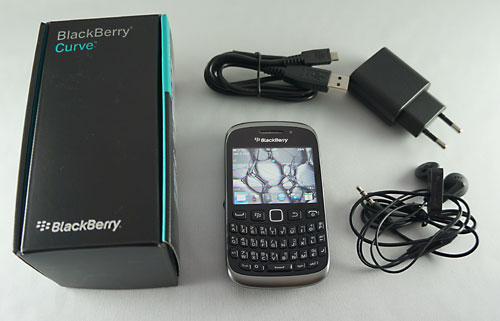 Test BlackBerry Curve 9320 : contenu du pack