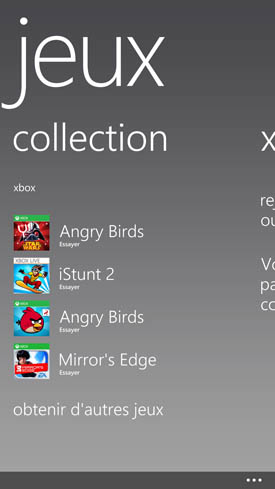 Nokia Lumia 1520 : jeux