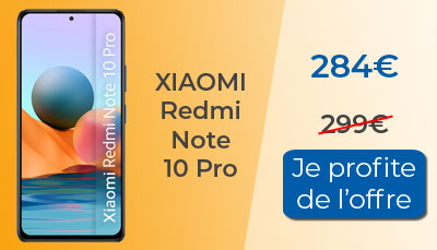 Xiaomi Redmi Note 10 pro en promo chez Rakuten